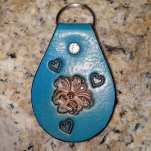 Handcrafted Leather Keychain